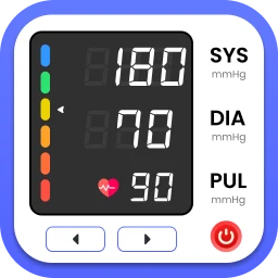 أيقونة Blood Sugar & Pressure Tracker